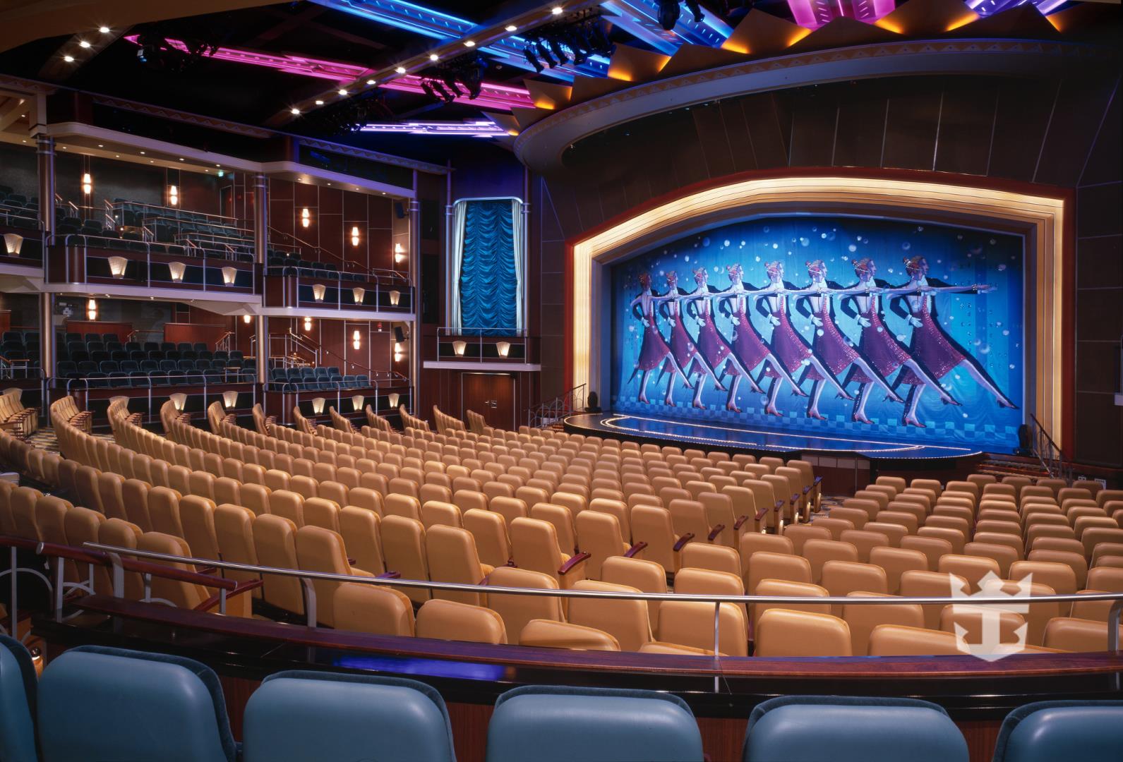 View of stage and seating in Savoy Theater